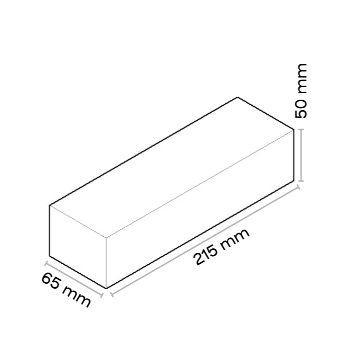 巴西亚 ECO WF规格尺寸图 215×65×50mm