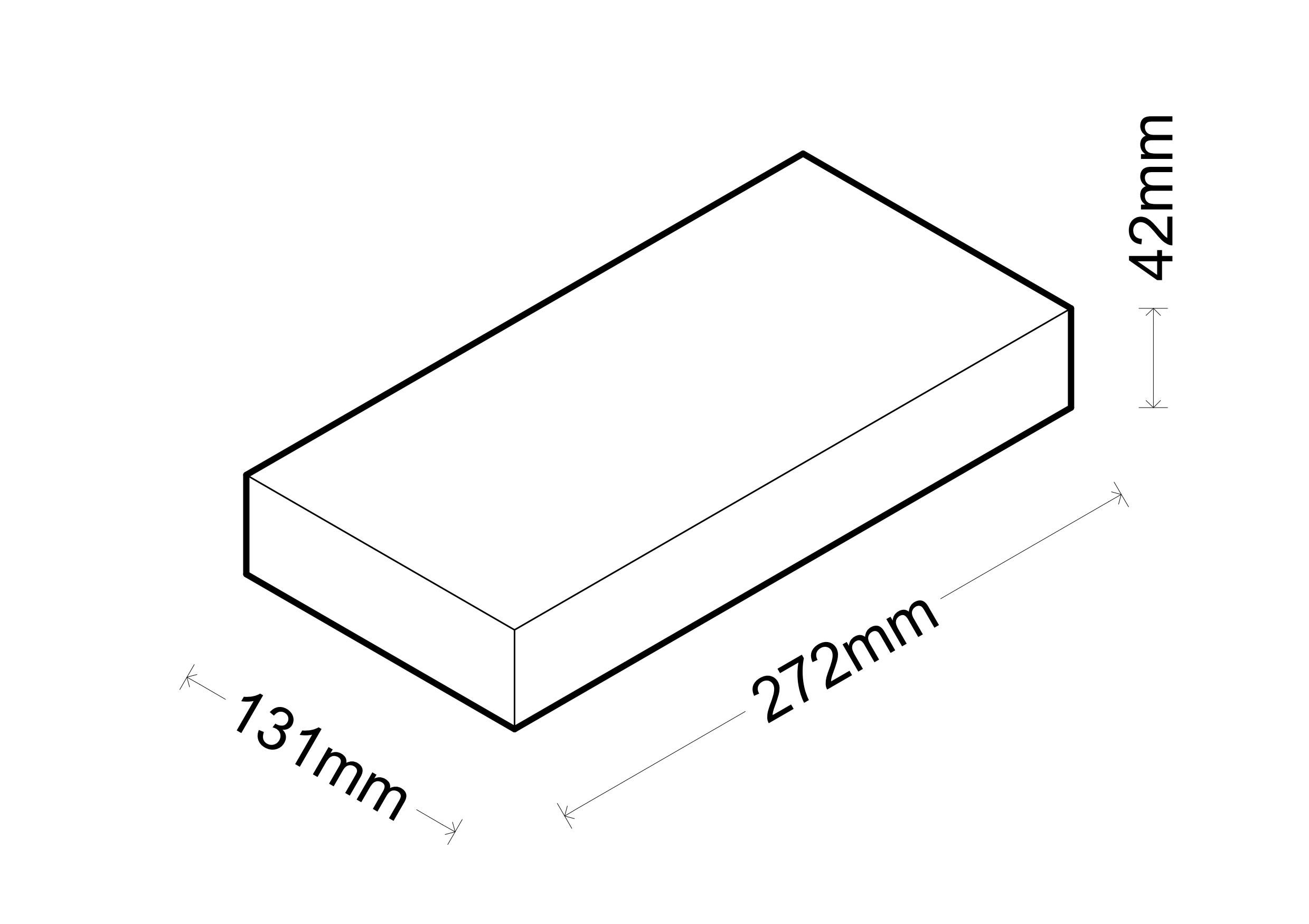 大型规格 272x131x42mm