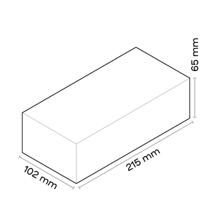 佩鲁韦尔兹 WDF规格尺寸图 215×102×65mm