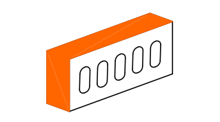 Glazed Bricks Standard 220 x 105 x 48 MM
